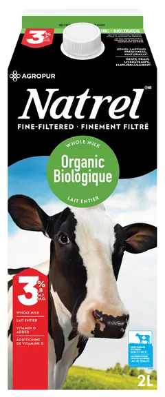 Organic Fine-Filtered 3.8% Milk 2L