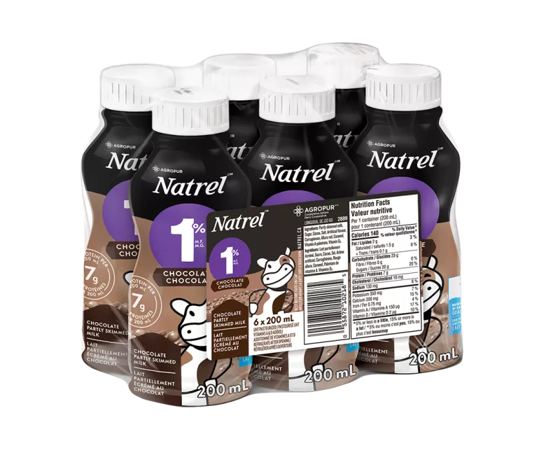 6x200 ml chocolat milk