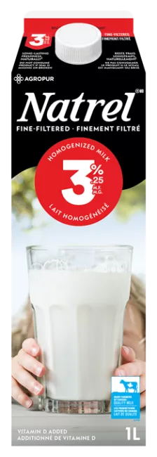 Natrel Lait Finement-Filtré 3.25% 1L