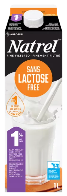 Natrel Sans Lactose 1% 1L