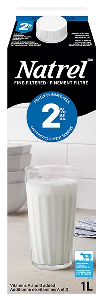 Natrel Lait Finement-Filtré 2% 1L