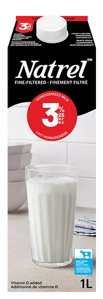 Natrel Fine-Filtered Milk 3.25% 1L