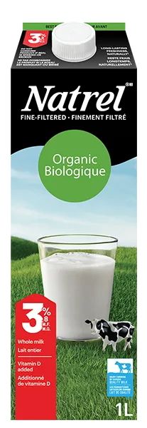 Lait Finement Filtré Biologique 3,8 % 1L