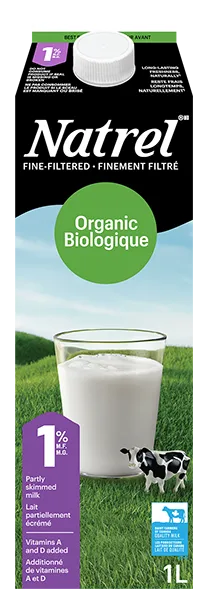 Natrel Organic Fine-filtered Milk 1L