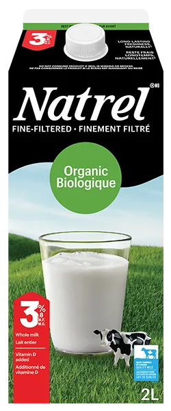 Organic Fine-Filtered 3.8% Milk 2L