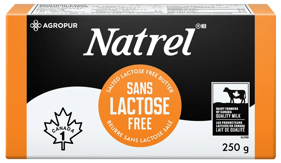 Natrel beurre sans lactose 250g